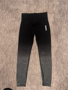 Gymshark Black to Gray Ombre High-Waist Leggings